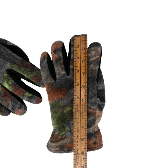 3M Thinsulate Camouflage Deerskin Gloves Cinched Wrist 40 gram Adult Small - Picture 9 of 11